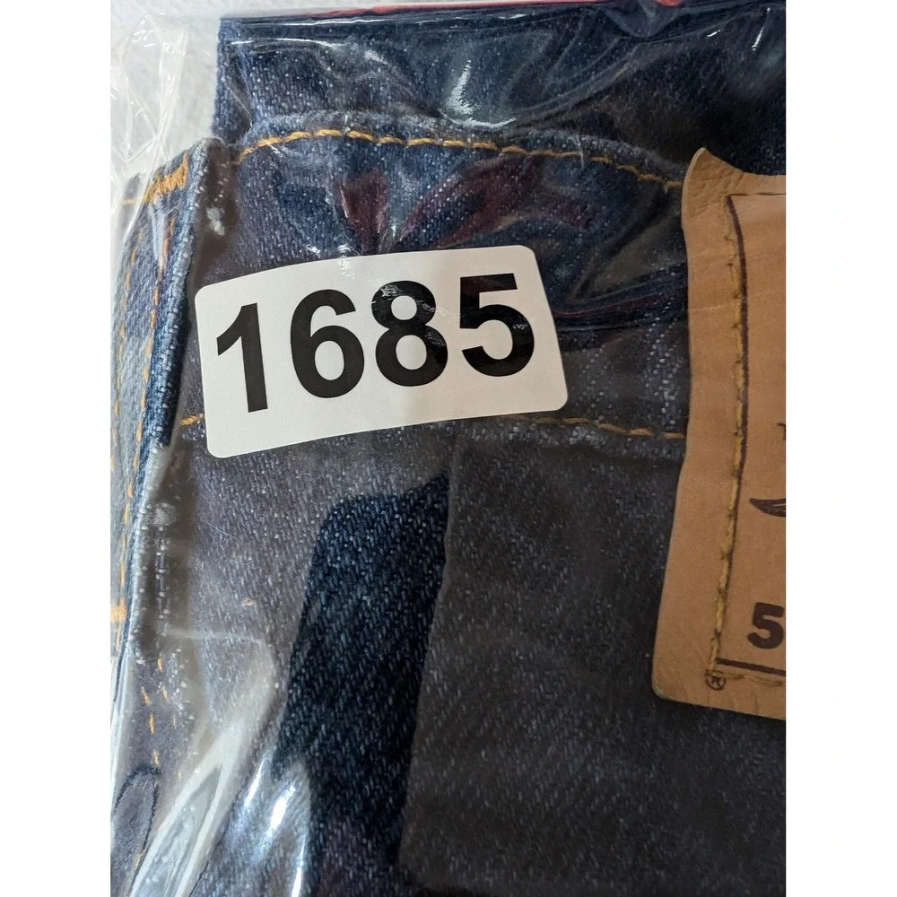 Vintage Levis 505 Jeans Mens 42x32 Blue Denim Regular Fit Straight Leg USA 90s